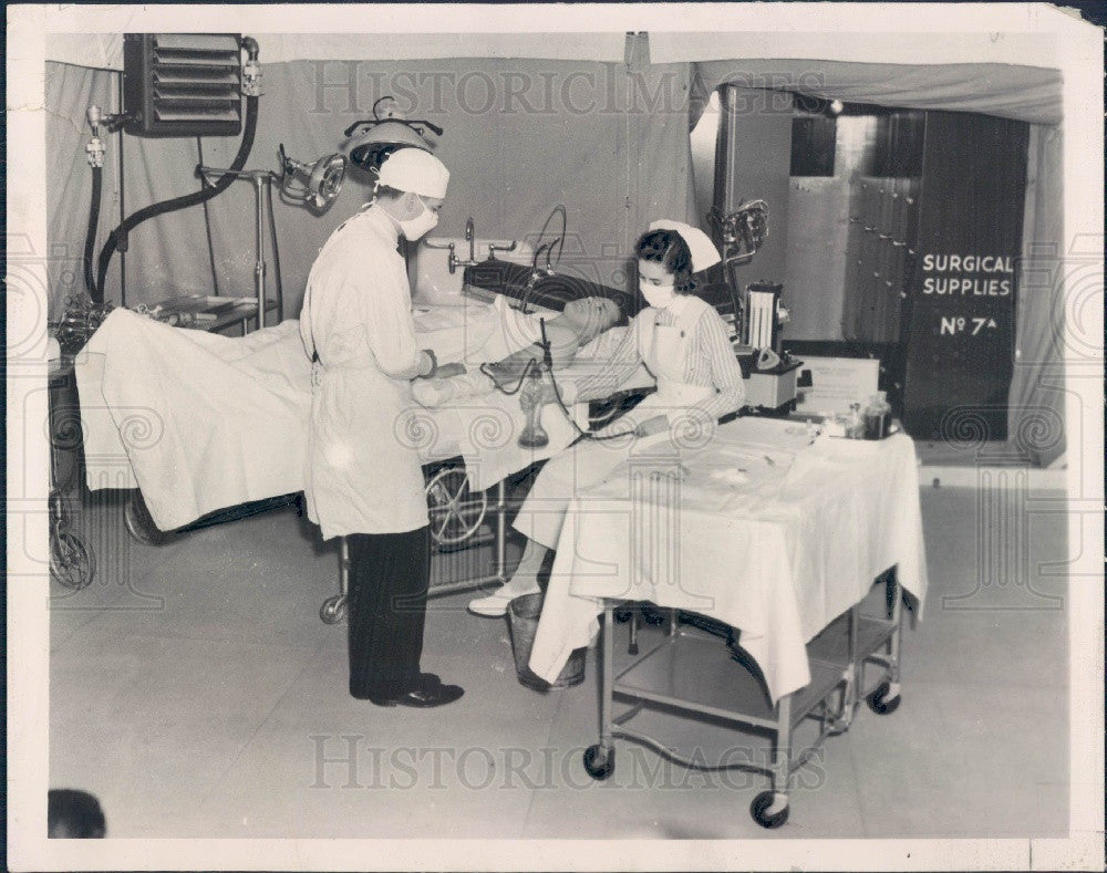 1940 Great Britain Mobile Field Hospital Press Photo - Historic Images