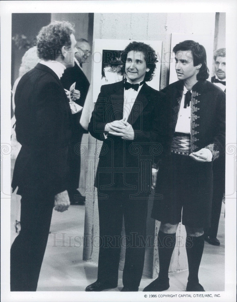 1987 Actors Mark Linn-Baker/Bronson Pinchot Press Photo - Historic Images