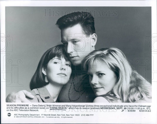1989 Actors Dana Delany & Brian Wimmer Press Photo - Historic Images