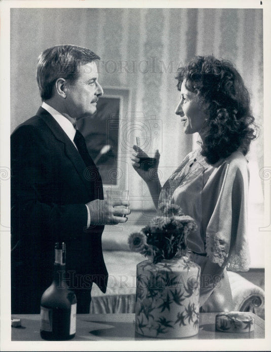 1983 Actors William Daniels/Rita Zohar Press Photo - Historic Images