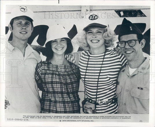 1979 Ron Howard/Cindy Williams/Candy Clark Press Photo - Historic Images