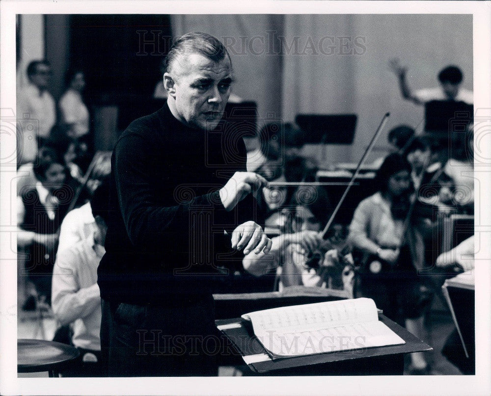 1969 Conductor Sixten Ehrling Press Photo - Historic Images