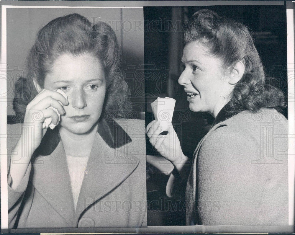 1944 Actress Joan Berry Press Photo - Historic Images