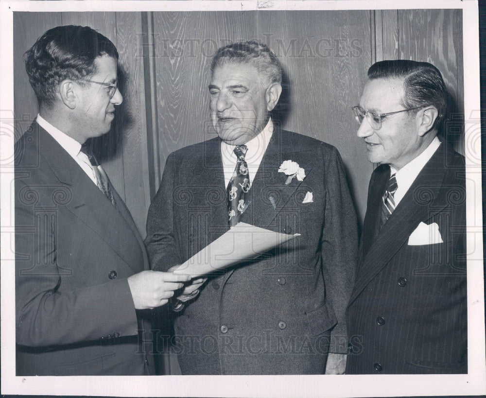 1950 Jewish Community Council Pres. Adolf Kiesler Photo - Historic Images