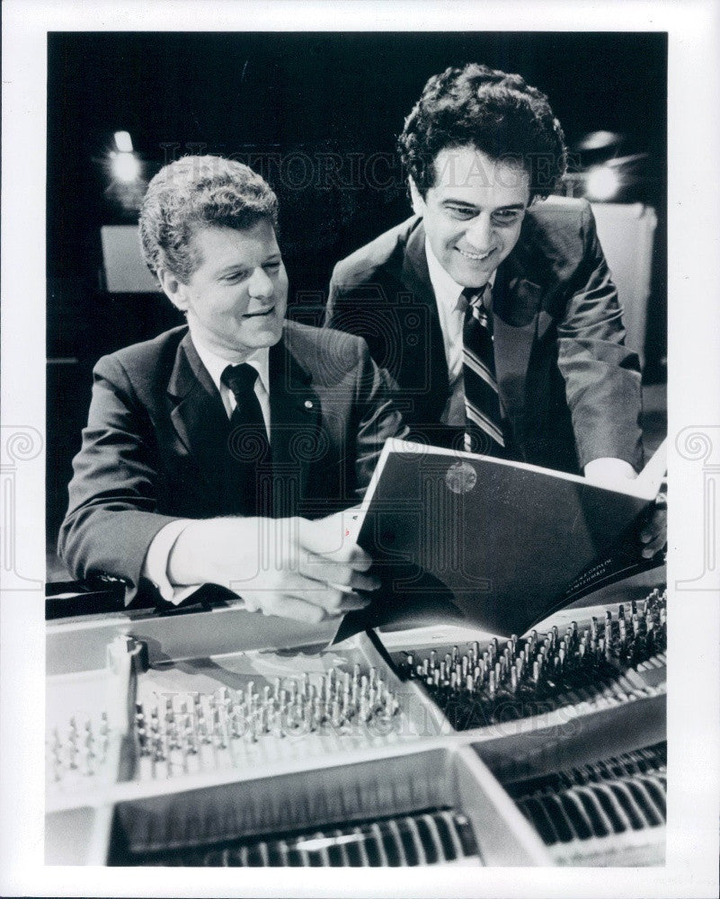 1981 Van Cliburn & John Giordano Press Photo - Historic Images