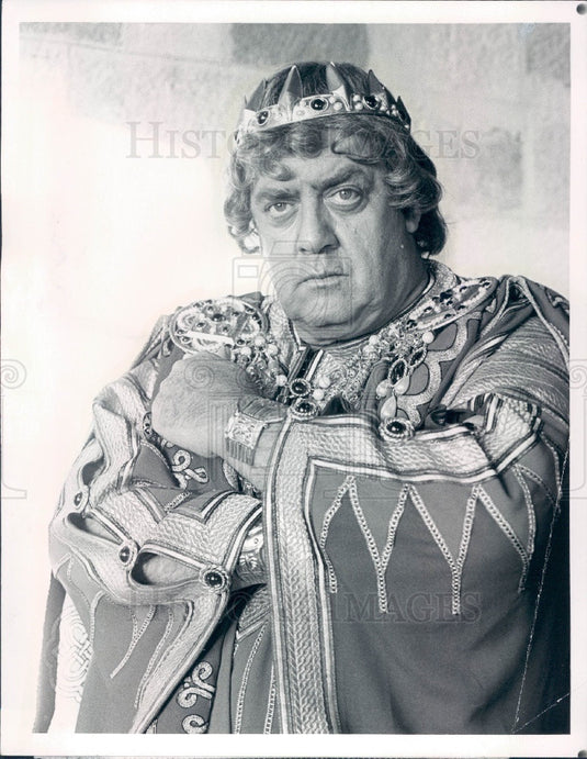 1981 Actor Raymond Burr Press Photo - Historic Images