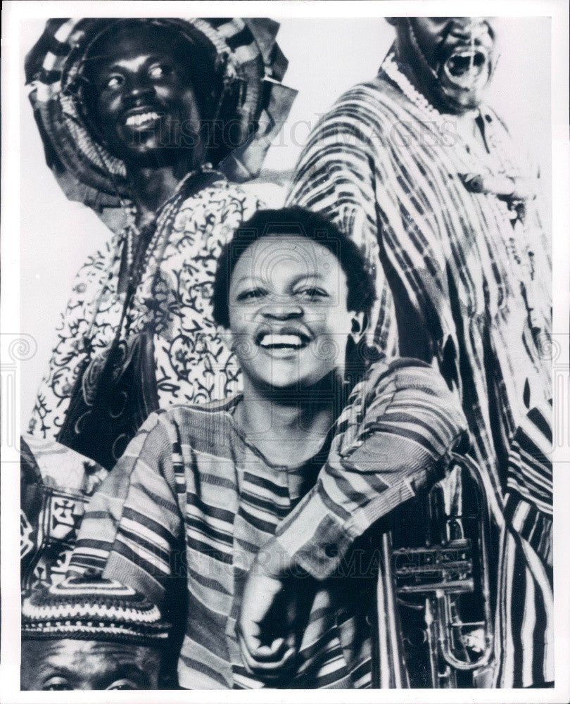 1975 Singer/Trumpeter Hugh Masekela Press Photo - Historic Images