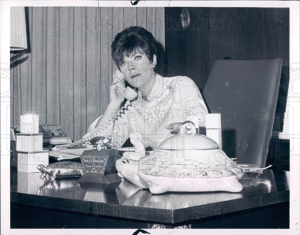 1967 Singer/Actress Polly Bergen Press Photo - Historic Images