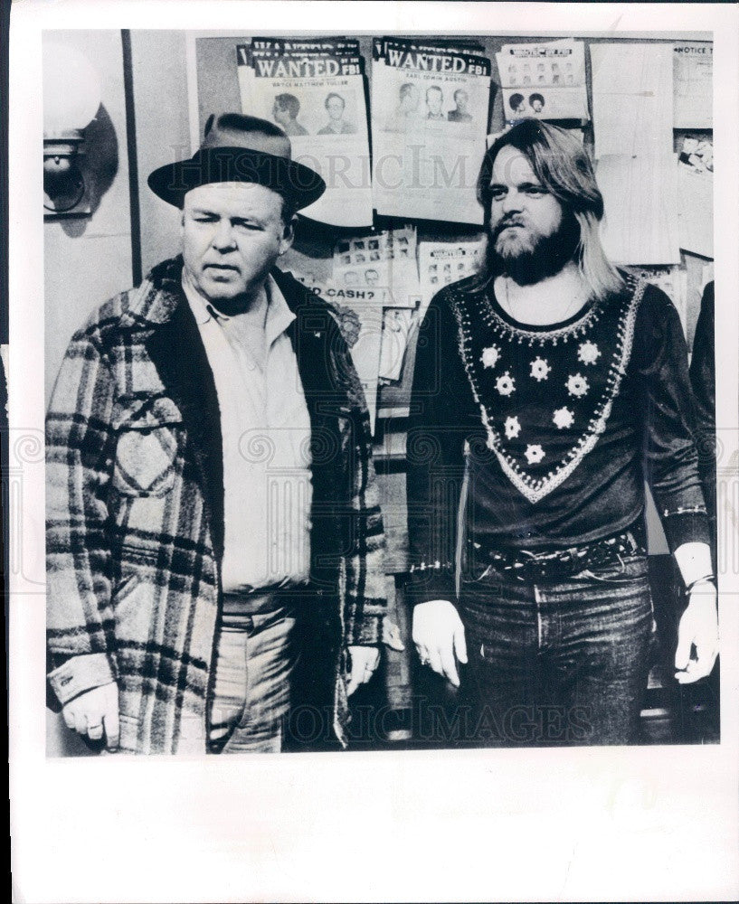 1974 Actors Michael Campbell &amp; Carroll O&#39;Connor Photo - Historic Images