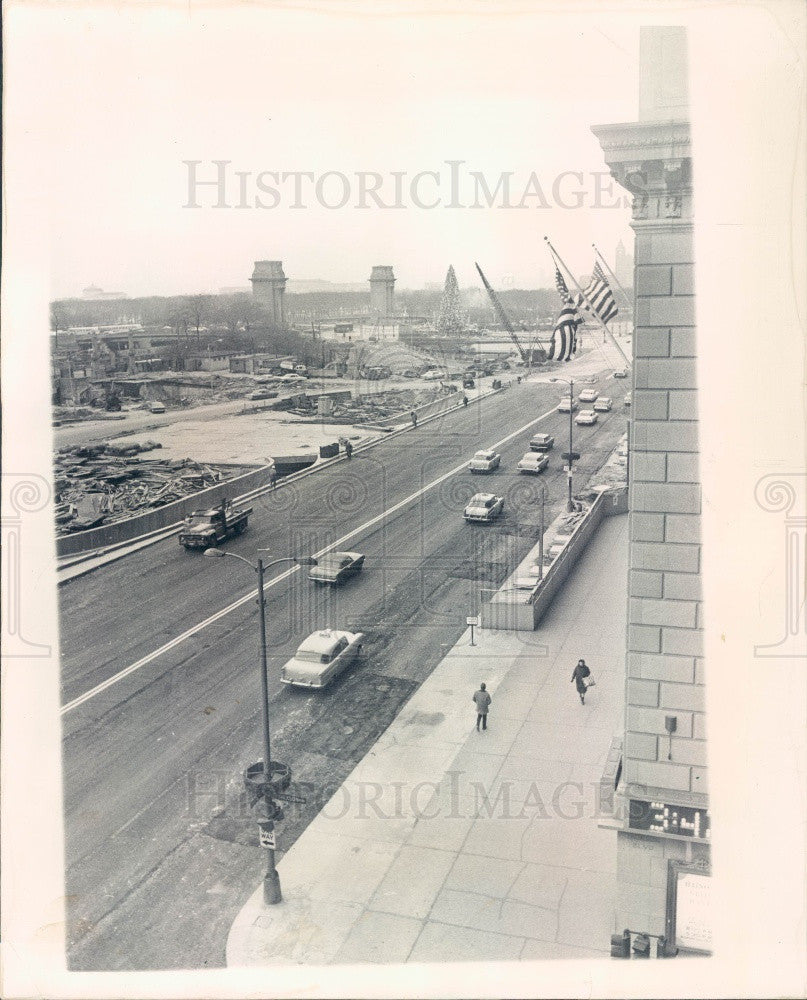 1964 Chicago Michigan Ave Press Photo - Historic Images