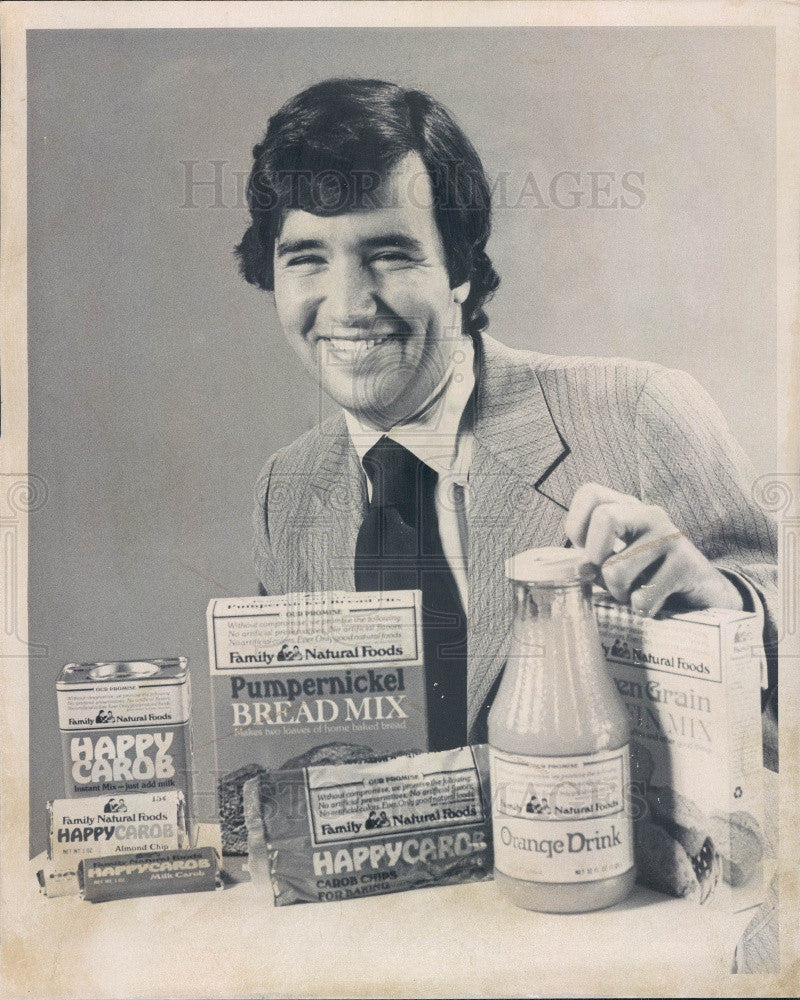 1972 Family Natural Foods Pres Bob Fell Press Photo - Historic Images