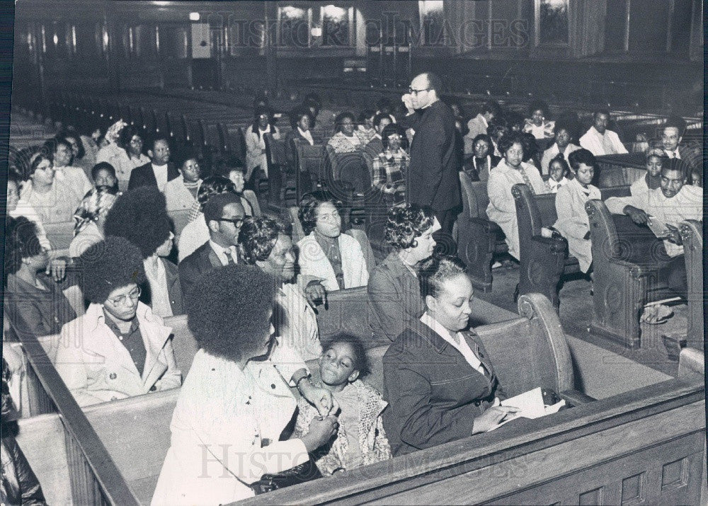 1971 Chicago IL Holy Angels Church Press Photo - Historic Images