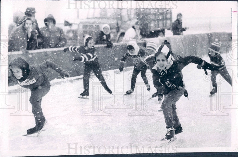 1965 Detroit MI Ice Skating Championship Press Photo - Historic Images