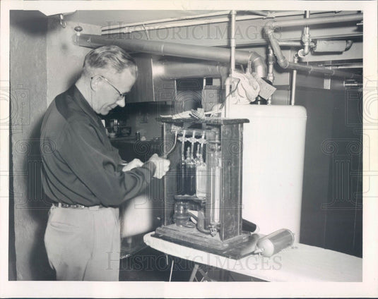 1959 Chicago IL Polling Place Gas Leak Press Photo - Historic Images