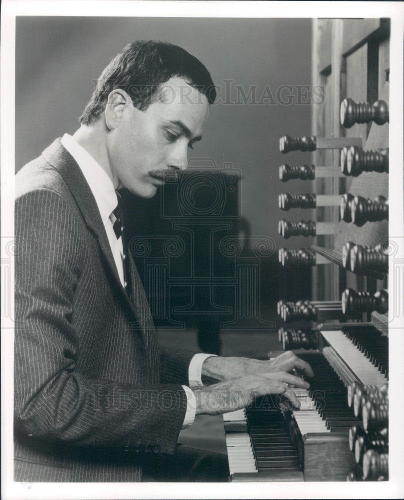 1992 Organist Michael Farris Press Photo - Historic Images