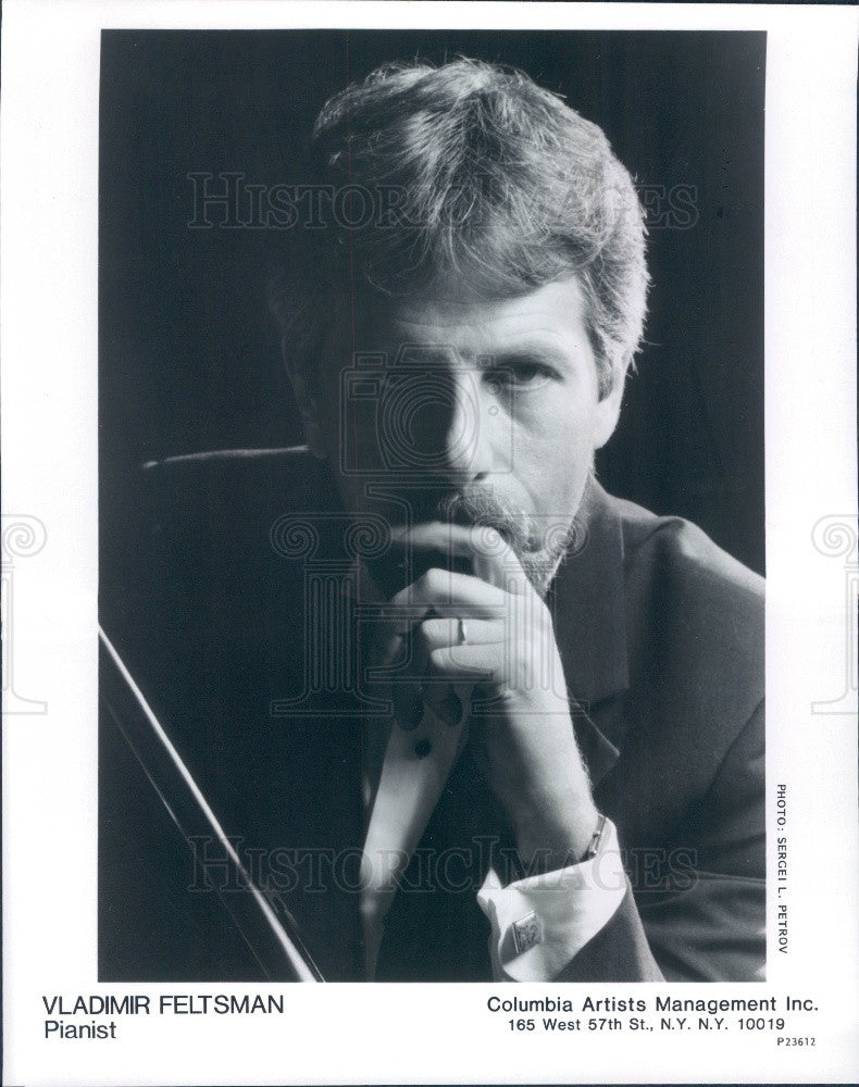 1989 Pianist Vladimir Feltsman Press Photo - Historic Images