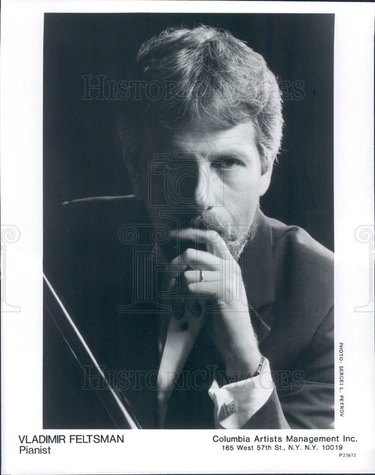 1989 Pianist Vladimir Feltsman Press Photo - Historic Images
