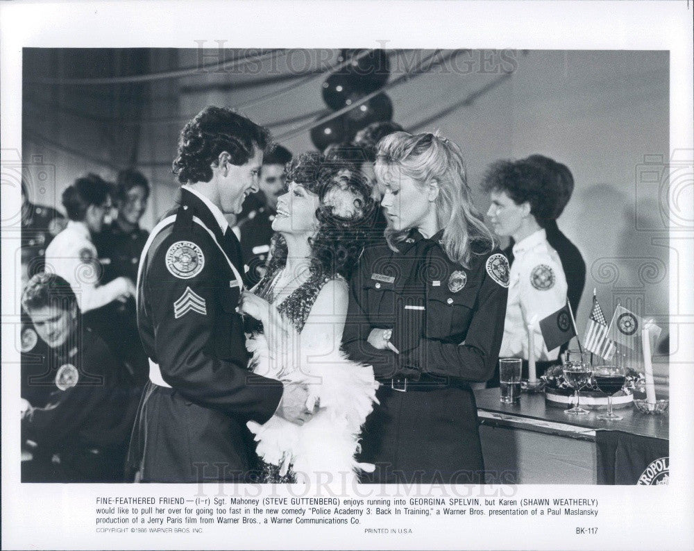 1989 Police Acad Actors S Guttenberg/S Weatherly Photo - Historic Images