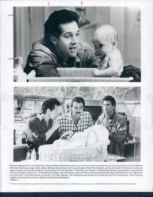 1988 Actor Steve Guttenberg Press Photo - Historic Images