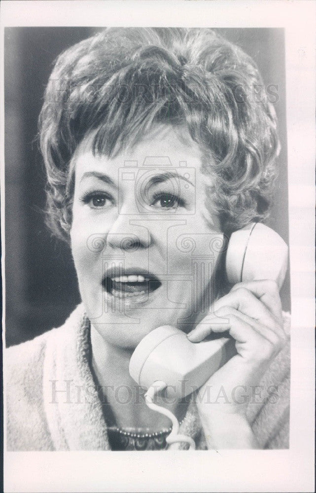 1970 Actor Uta Hagan Press Photo - Historic Images