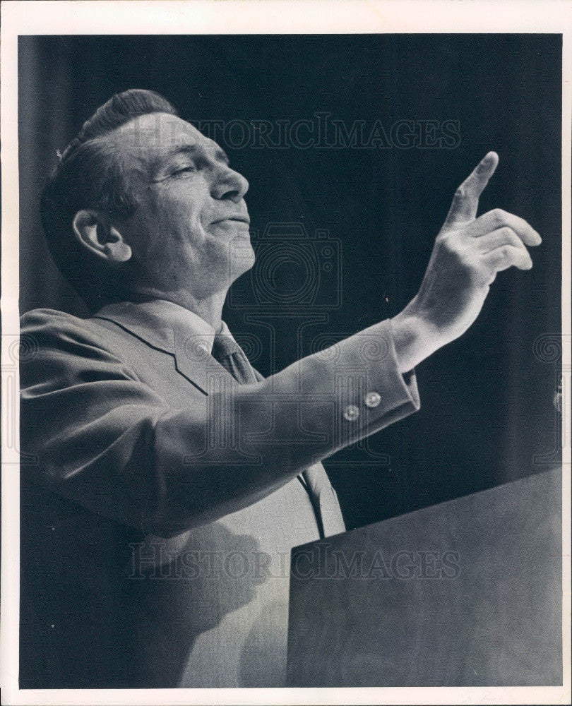 1969 Educator Dr Albert Burke Press Photo - Historic Images