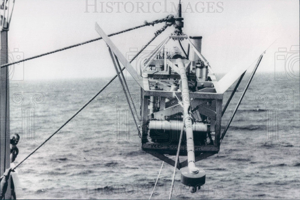 1968 The Fish Underwater Camera Magnetometer Photo - Historic Images