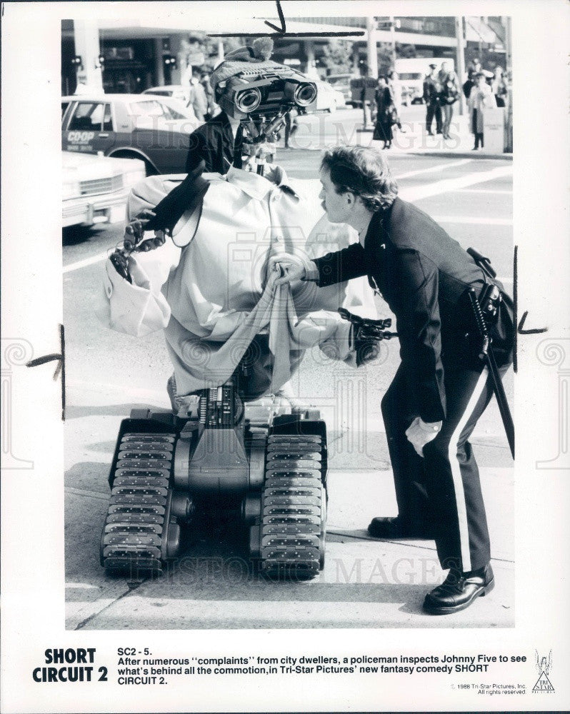 1988 Movie Short Circuit 2 Press Photo - Historic Images
