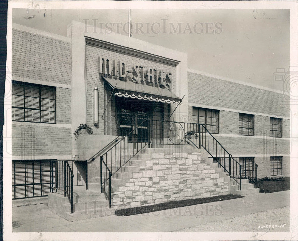 1950 Chicago IL Mid-States Freight Lines Press Photo - Historic Images