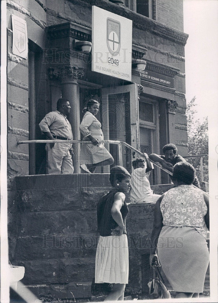 1970 Chicago IL Mile Square Health Center Press Photo - Historic Images