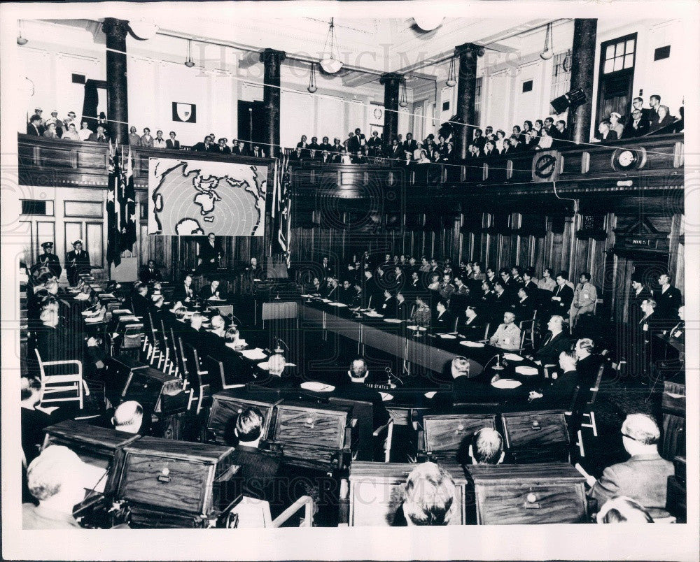 1959 Wellington New Zealand SEATO Meeting Press Photo - Historic Images