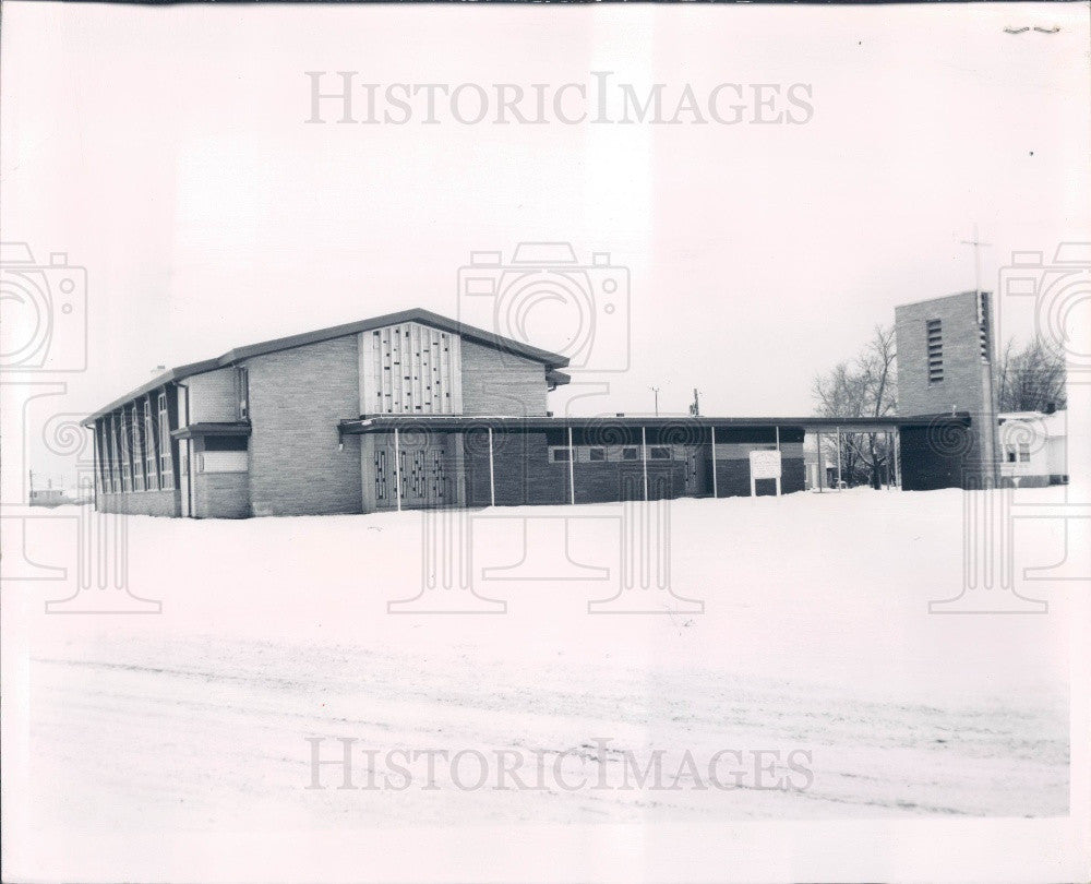 1960 S Holland IL Cottage Grove Christian Press Photo - Historic Images