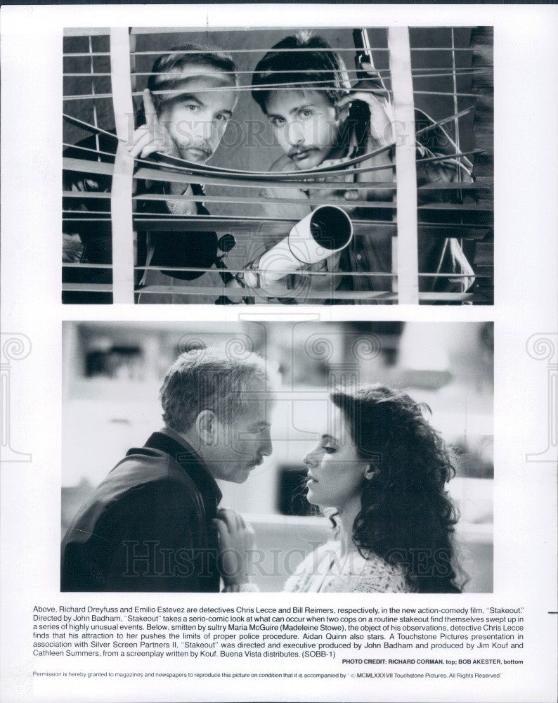 1987 Madeleine Stowe/Chris Lecce/Bill Reimers Photo - Historic Images