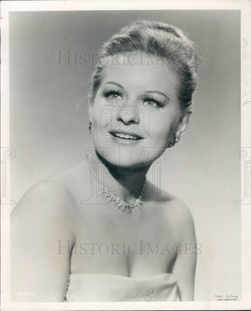 1966 Opera Soprano Lucille Kailer Press Photo - Historic Images