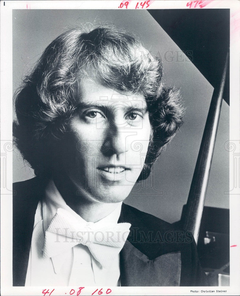 1982 Pianist Jeffrey Kahane Press Photo - Historic Images