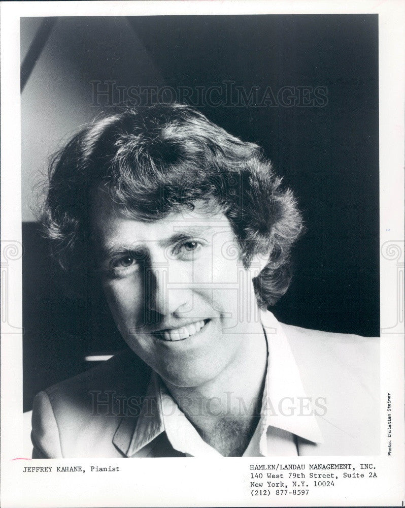 1983 Pianist Jeffrey Kahane Press Photo - Historic Images