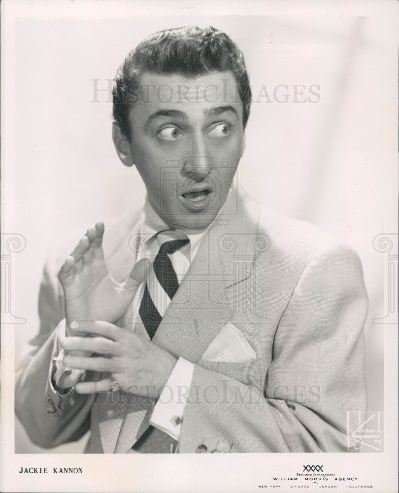1951 Comedian Jack Kannon Press Photo - Historic Images