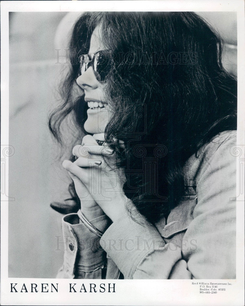 1976 Singer Karen Karsh Press Photo - Historic Images