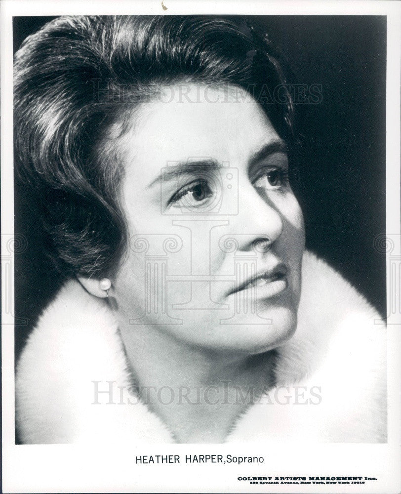 1984 Soprano Heather Harper Press Photo - Historic Images