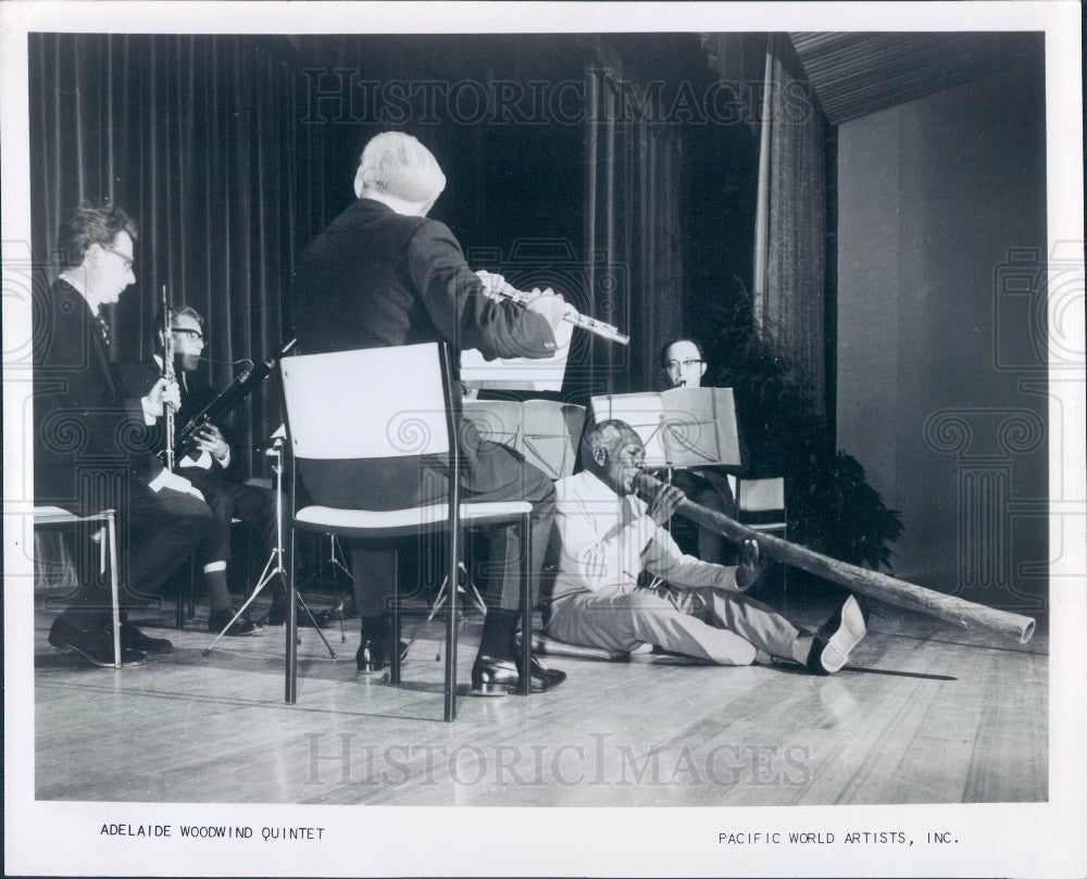 1973 Adelaide Woodwind Quintet Press Photo - Historic Images