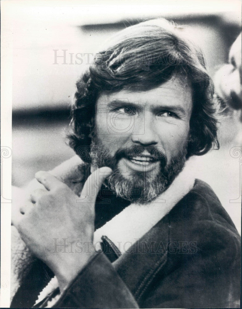 1979 Singer/Actor Kris Kristofferson Press Photo - Historic Images