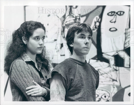 1982 Actors Ike Eisenmann/Trini Alvarado Press Photo - Historic Images