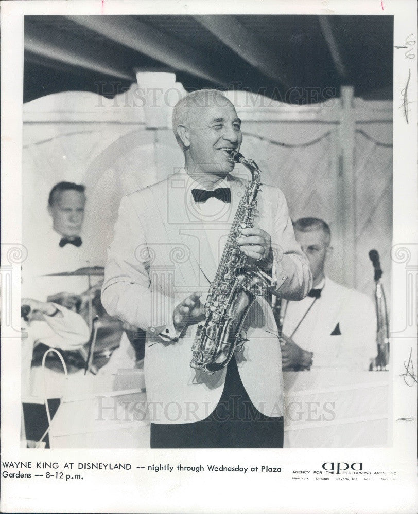 1967 Orchestra Leader Wayne King Press Photo - Historic Images