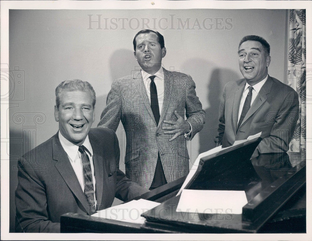 1964 Durward Kirby/Alan King/Garry Moore Press Photo - Historic Images