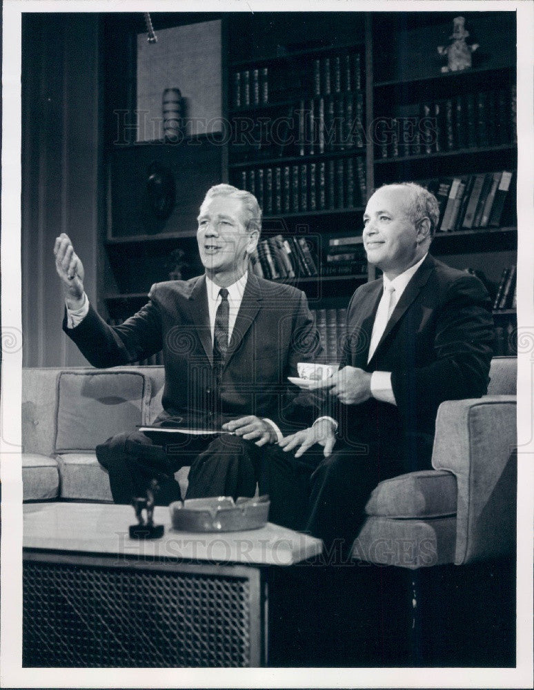 1963 Durward Kirby &amp; Allen Funt Press Photo - Historic Images