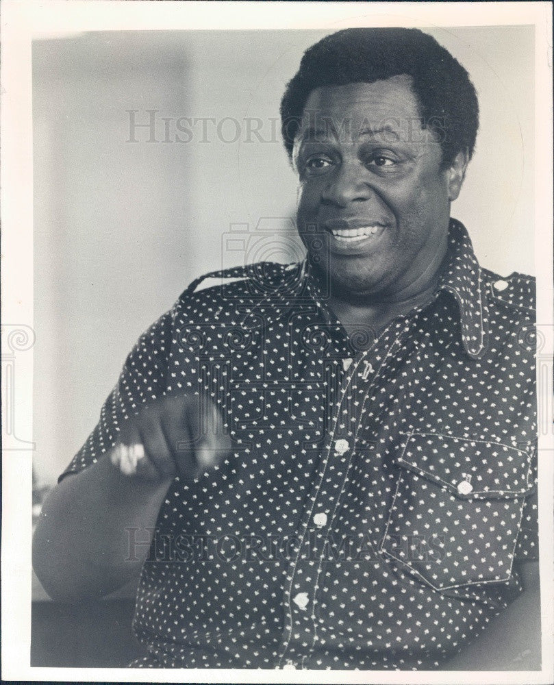 1974 Comedian/Singer/Actor George Kirby Press Photo - Historic Images