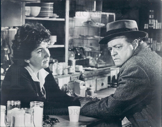 1970 Actors Van Heflin & Maureen Stapleton Press Photo - Historic Images