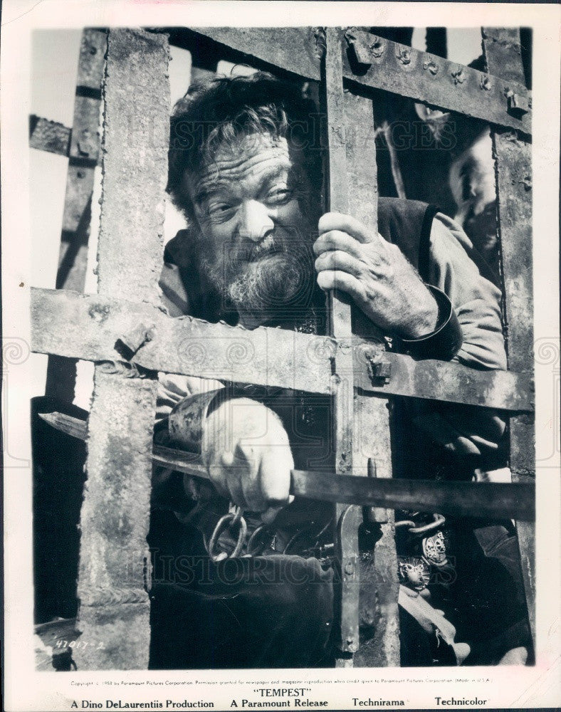 1959 Actor Van Heflin Tempest Press Photo - Historic Images