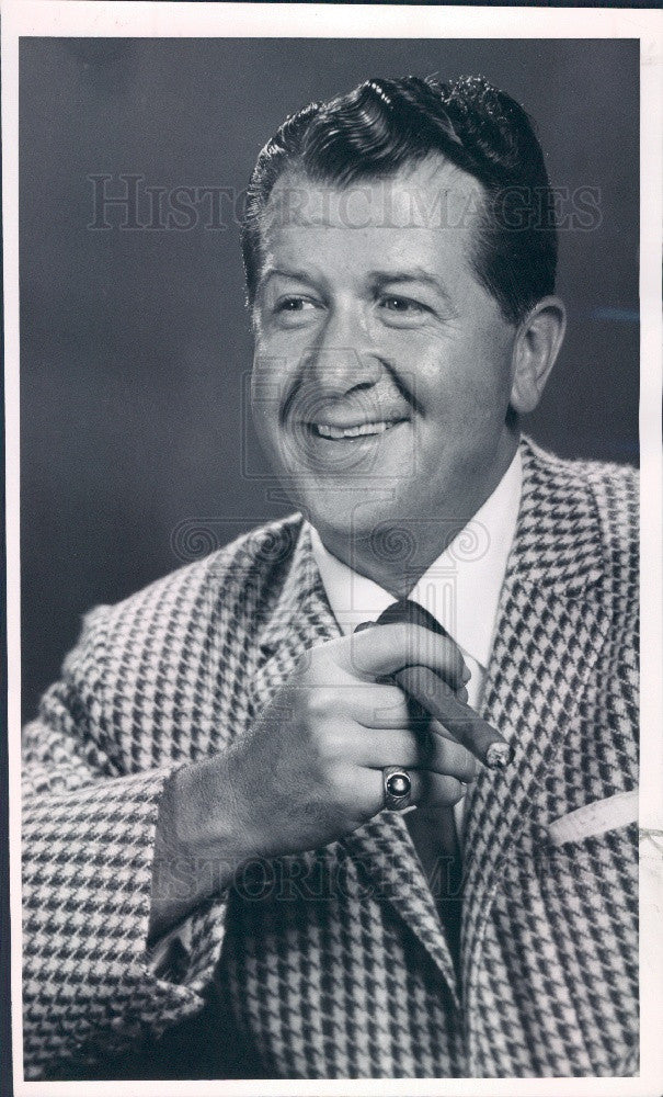 1957 Vocalist/Bandleader Eddy Howard Press Photo - Historic Images