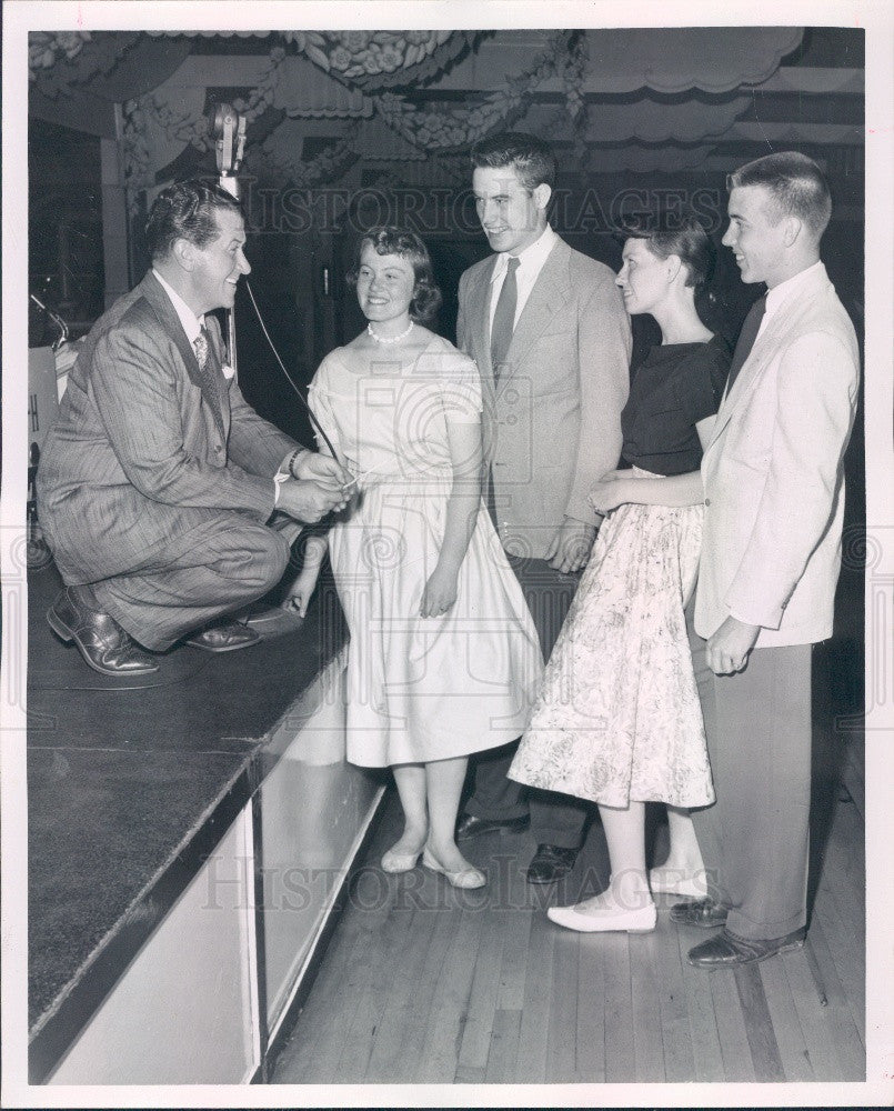 1956 Vocalist/Bandleader Eddy Howard Press Photo - Historic Images