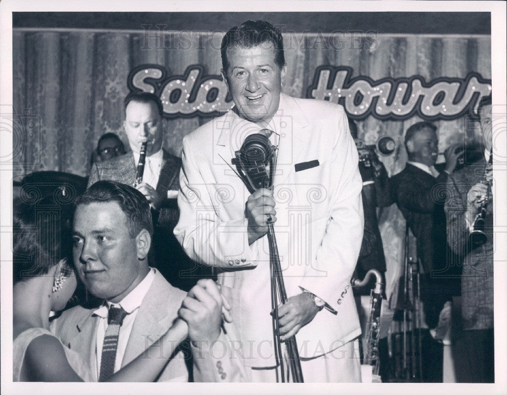 1955 Vocalist/Bandleader Eddy Howard Press Photo - Historic Images